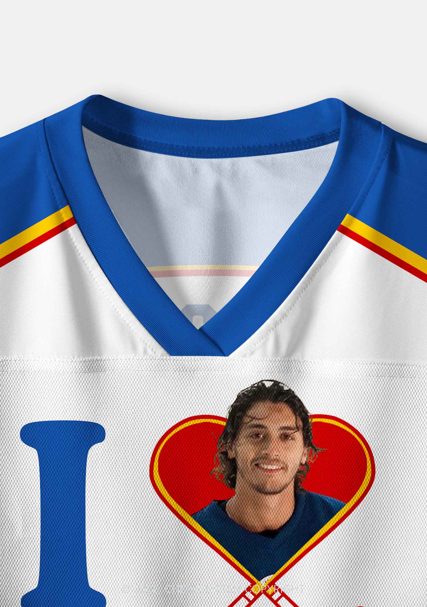 I Love Hockey Boy JL Y2K Crop Sport Jersey Shirts Cherrykitten