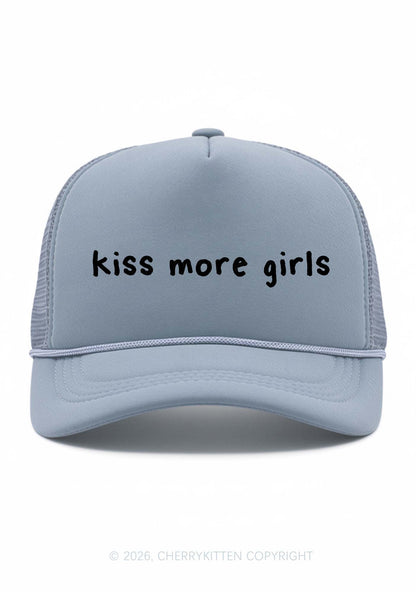 Kiss More Girls Pride Y2K Trucker Hat Cherrykitten
