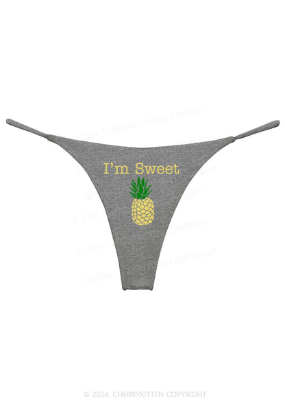 Sweet Pineapple Y2K Bikini String Thong Cherrykitten