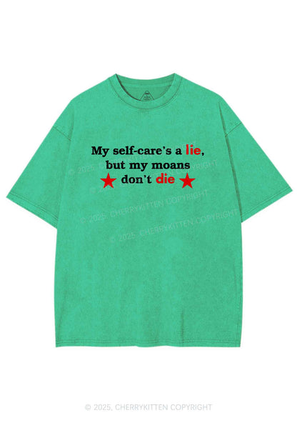 My Moans Dont Die Y2K Shirts Washed Tee Cherrykitten