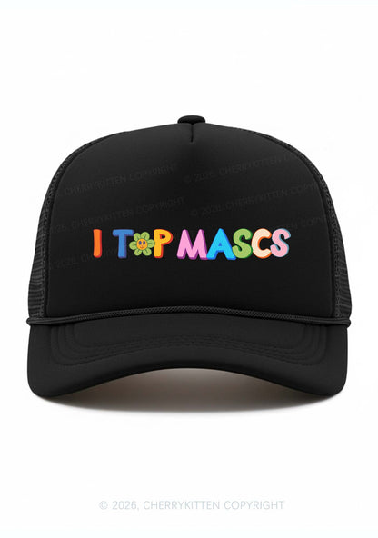 I Top Mascs Pride Y2K Trucker Hat Cherrykitten