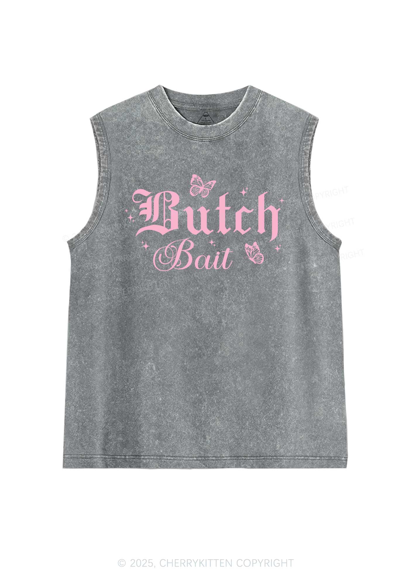 Butch Bait Pride Y2K Washed Muscle Tank Cherrykitten