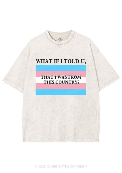 I Was From This Country Y2K Shirts Washed Tee Cherrykitten