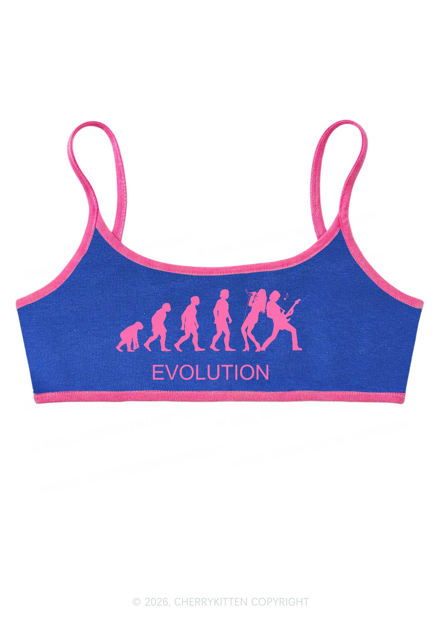 Evolution Rock Band Y2K Super Crop Cami Cherrykitten