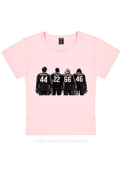 Hockey Crew Y2K Baby Tee Cherrykitten