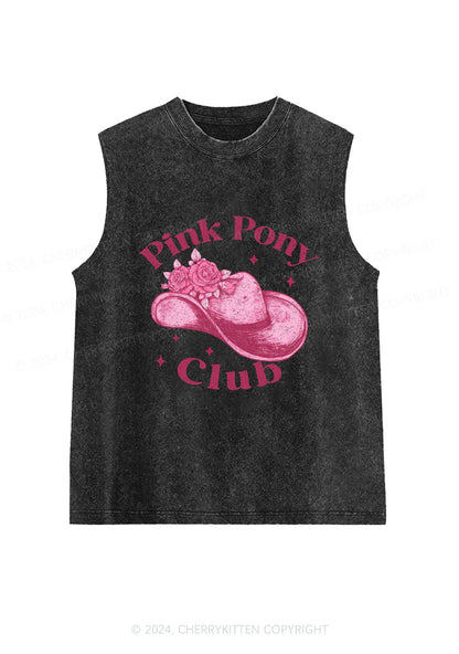 Pink Pony Club Y2K Washed Tank Cherrykitten