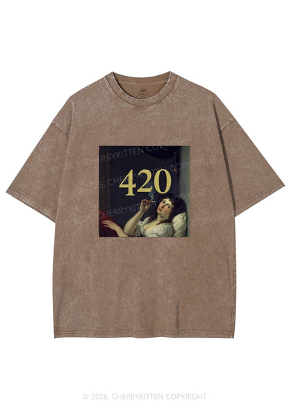 Four Twenty Y2K Washed Tee Cherrykitten