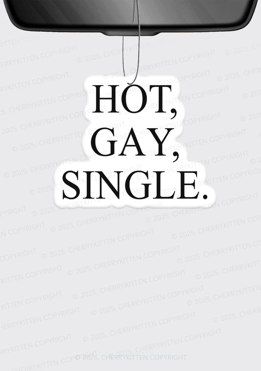 Hot Gay Single Pride 1Pc Y2K Car Air Freshener Cherrykitten