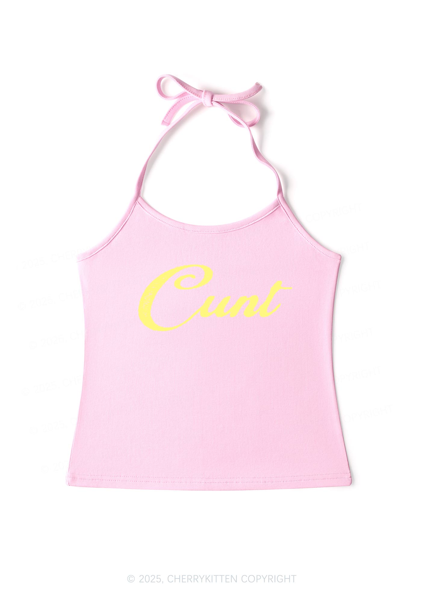 Special Cxxt Y2K Halter Neck Cami Cherrykitten
