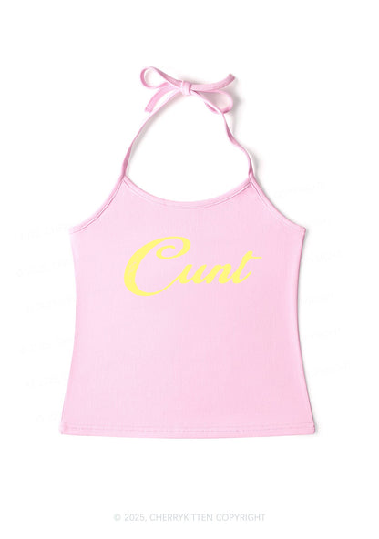 Special Cxxt Y2K Halter Neck Cami Cherrykitten