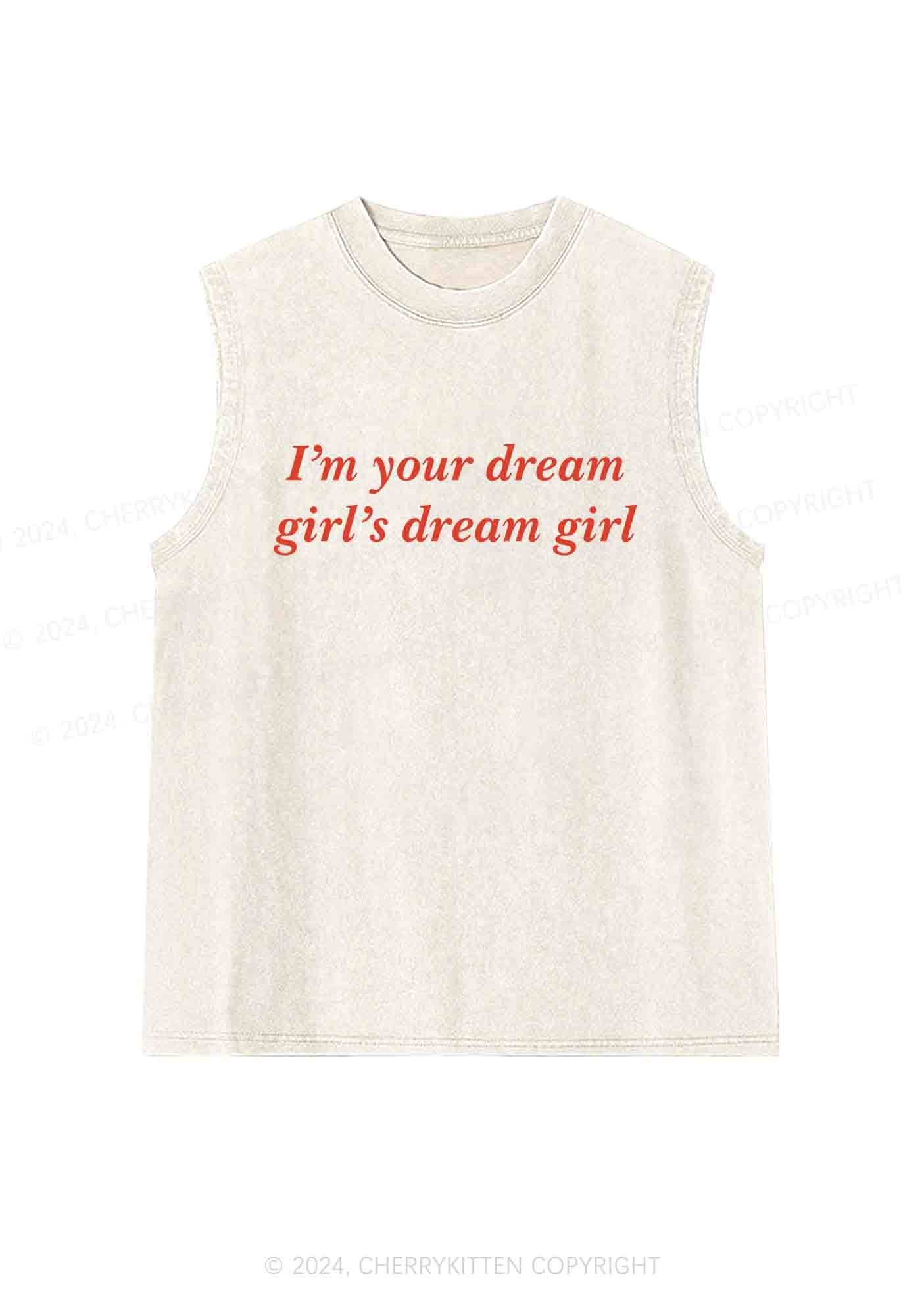 Dream Girl Y2K Washed Tank Cherrykitten