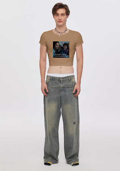 Big Boy Got Her Y2K Baby Tee Cherrykitten