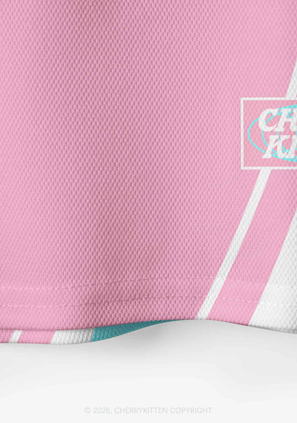Baby Gay Pride Y2K Crop Sport Jersey Shirts Cherrykitten