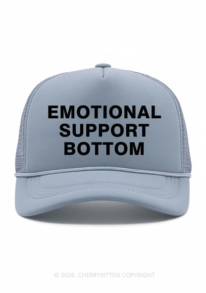 Emotional Support Bottom Pride Y2K Trucker Hat Cherrykitten