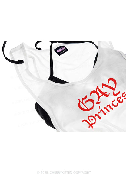 Gay Princess Pride Y2K Sheer Boyfriend Tank Cherrykitten