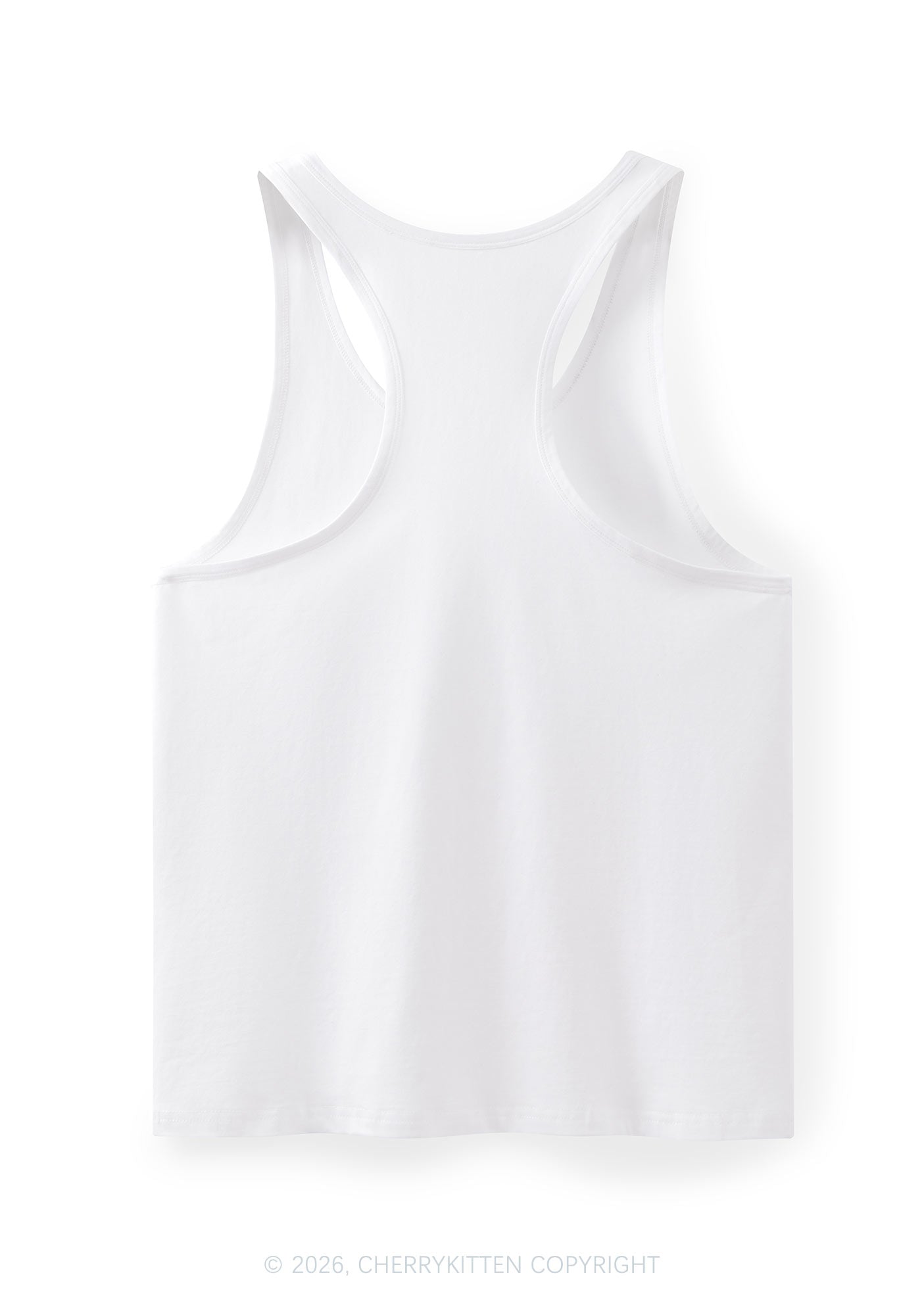 Rainbow Unicorn Alpha Male Y2K Men Racerback Tank Top Cherrykitten