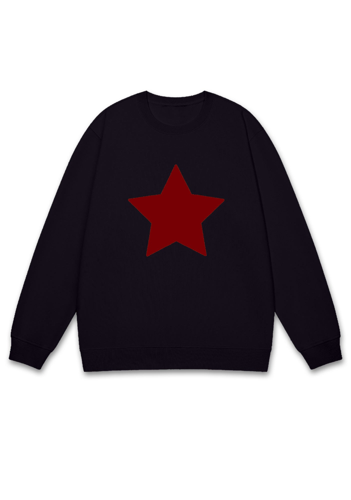 Red Pentagram Y2K Sweatshirt