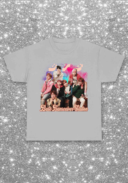 Bangtan Meaning Kpop Y2K Chunky Shirt Cherrykitten