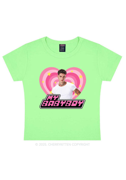 Custom Love My Babyboy Y2K Baby Tee Cherrykitten