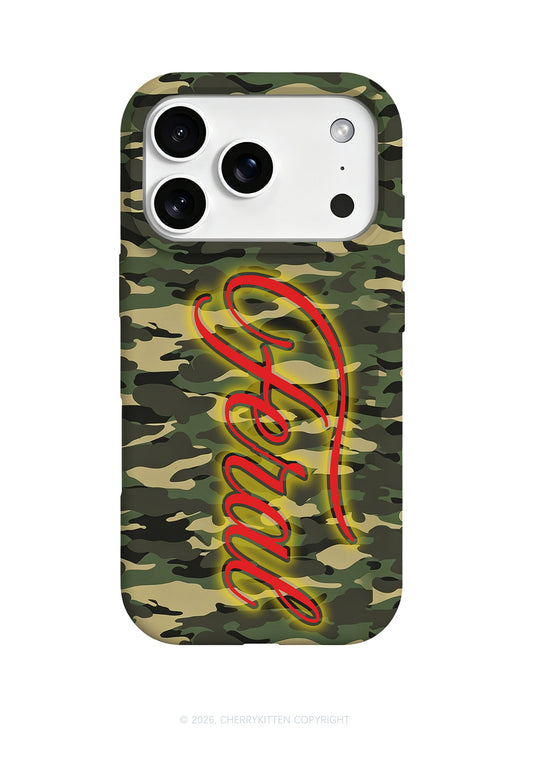 Feral Camo Y2K Phone Case Cherrykitten