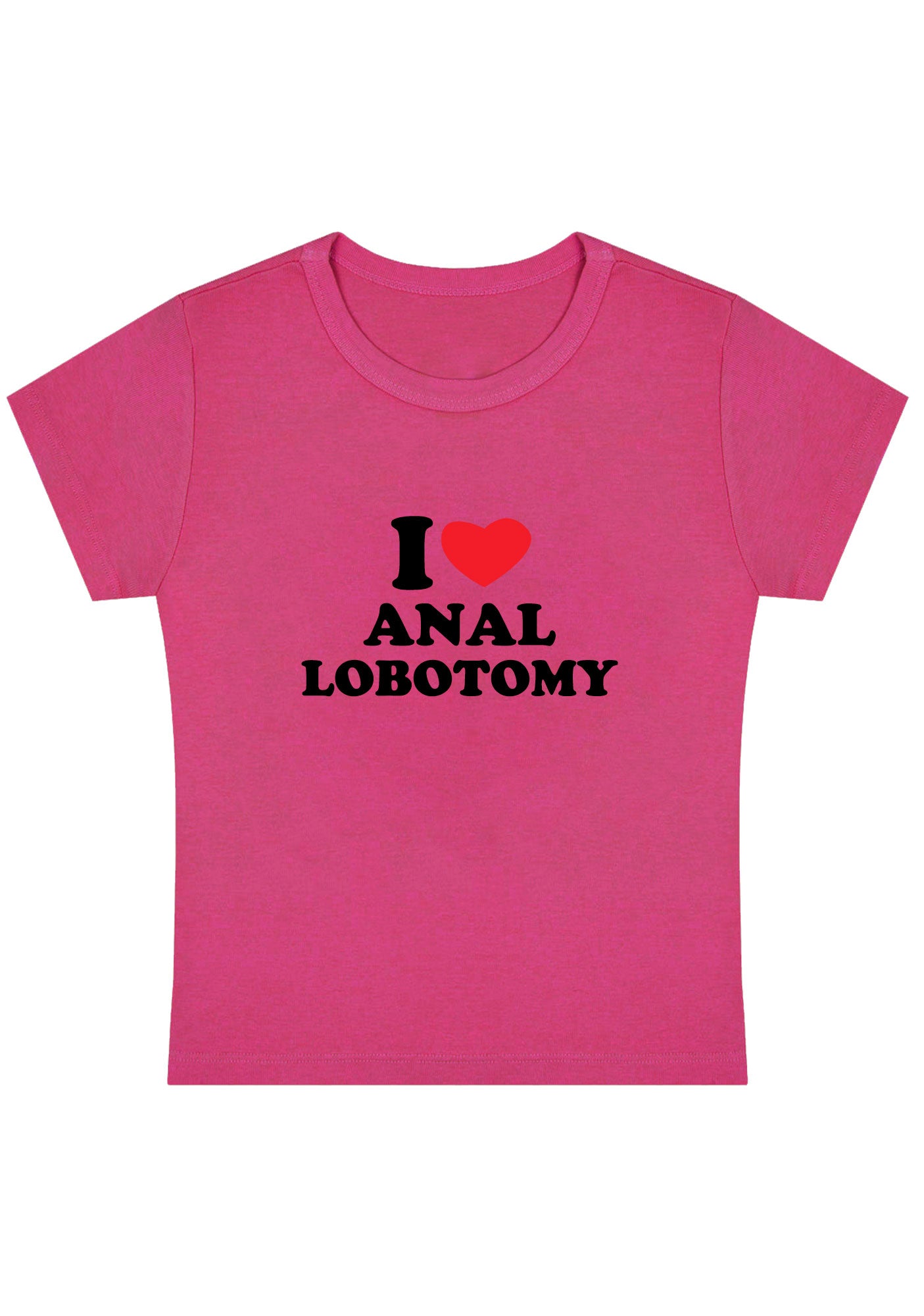 Curvy I Love Lobotomy Baby Tee