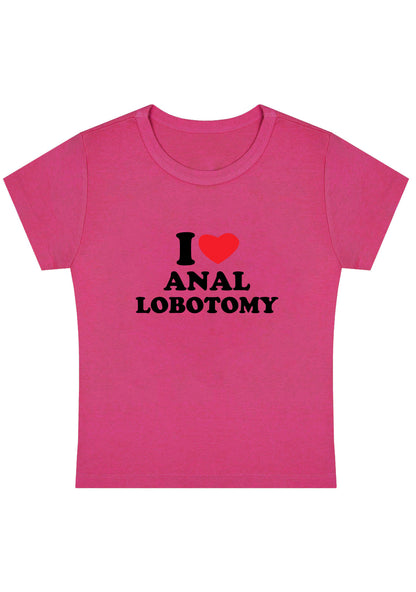Curvy I Love Lobotomy Baby Tee