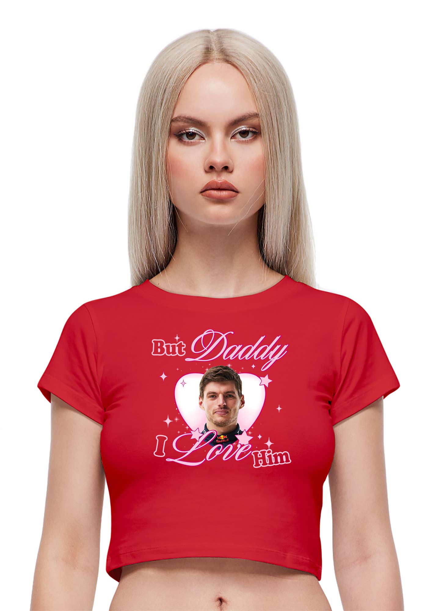 Daddy I Love The Driver Y2K Baby Tee Cherrykitten