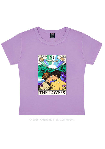 The Gay Lovers Pride Y2K Baby Tee Cherrykitten