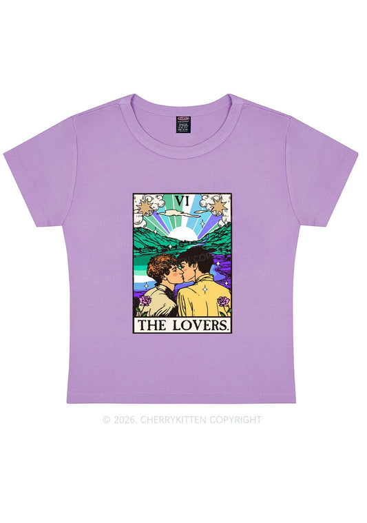 The Gay Lovers Pride Y2K Baby Tee Cherrykitten