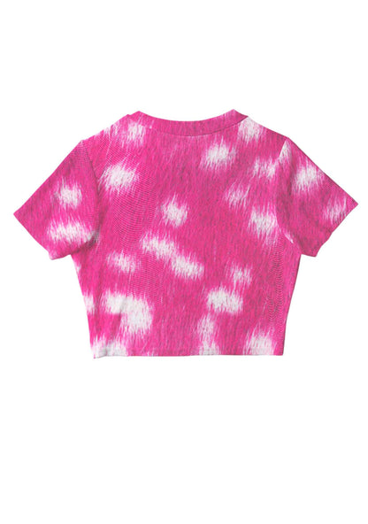Femme And Rosy Fur 2K Mesh Crop Top Cherrykitten