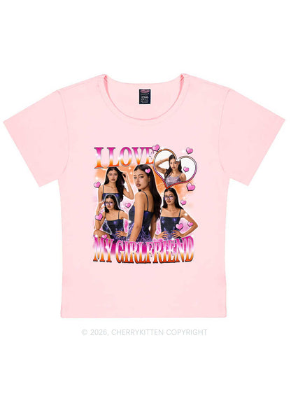 Custom I Love My Lesbian GF Pride Y2K Baby Tee Cherrykitten