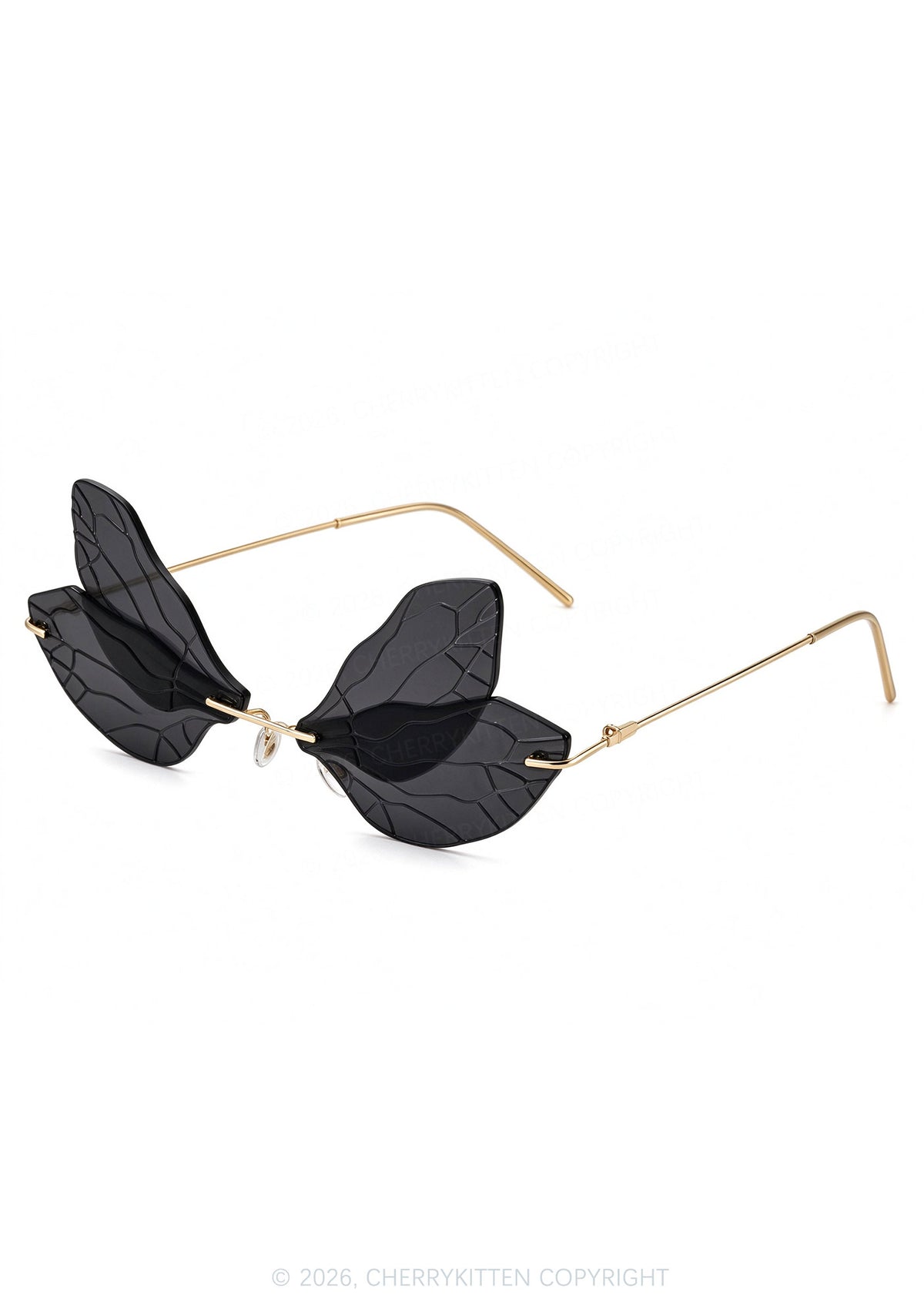 Black Dragonfly Y2K Sunglasses Cherrykitten
