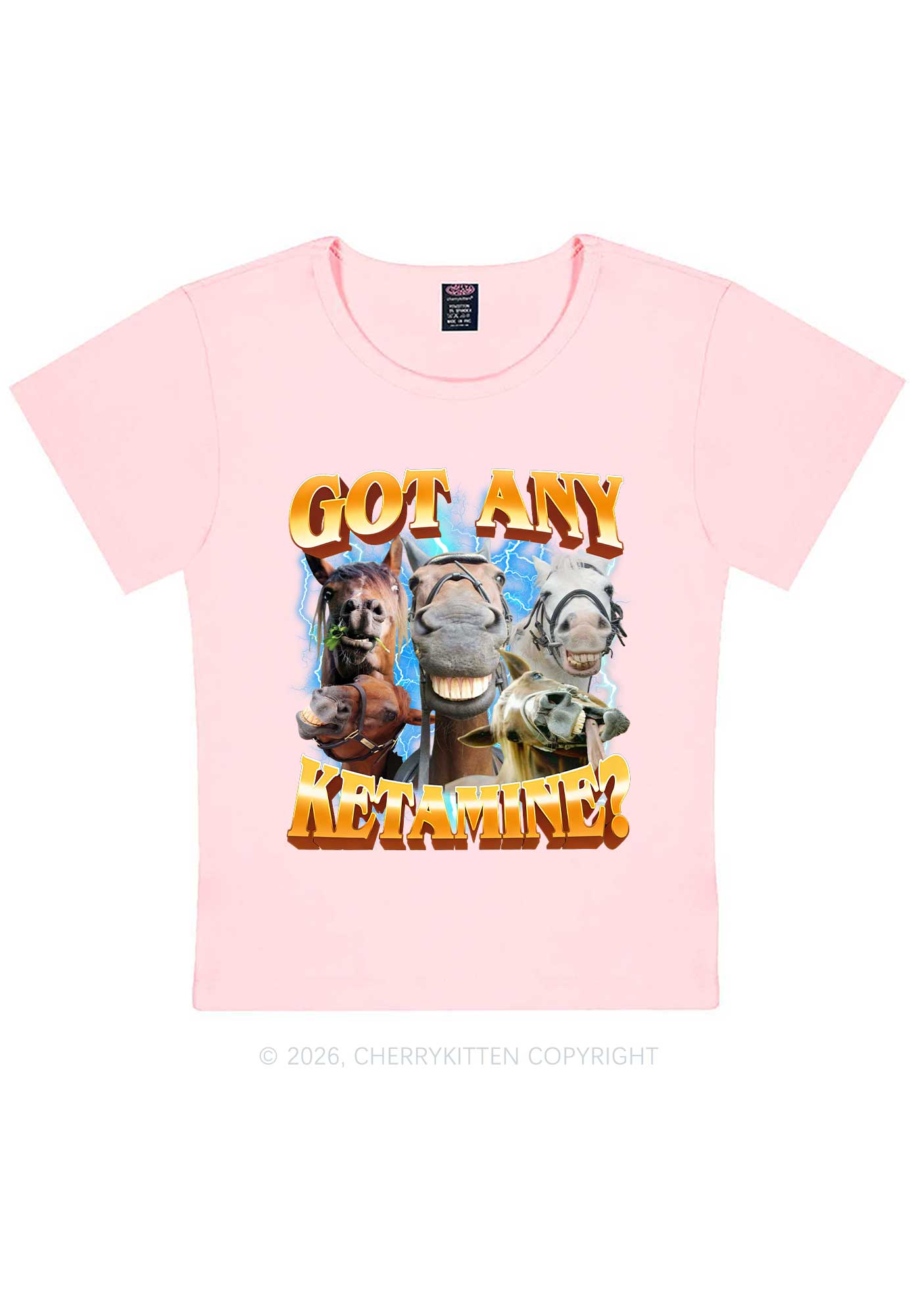 Got Any Kxxamine Y2K Baby Tee Cherrykitten