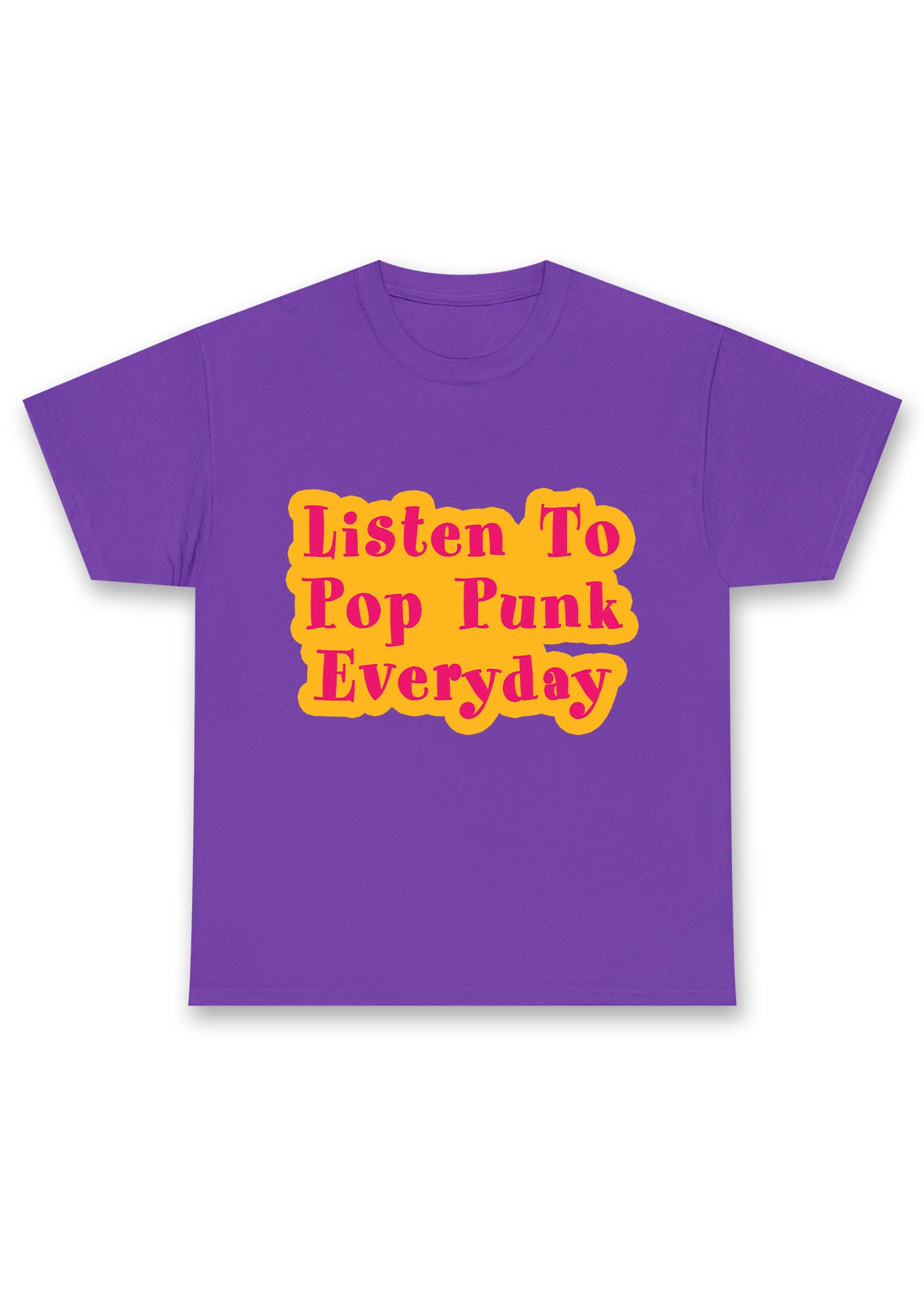 Listen To Pop Punk Everyday Chunky Shirt