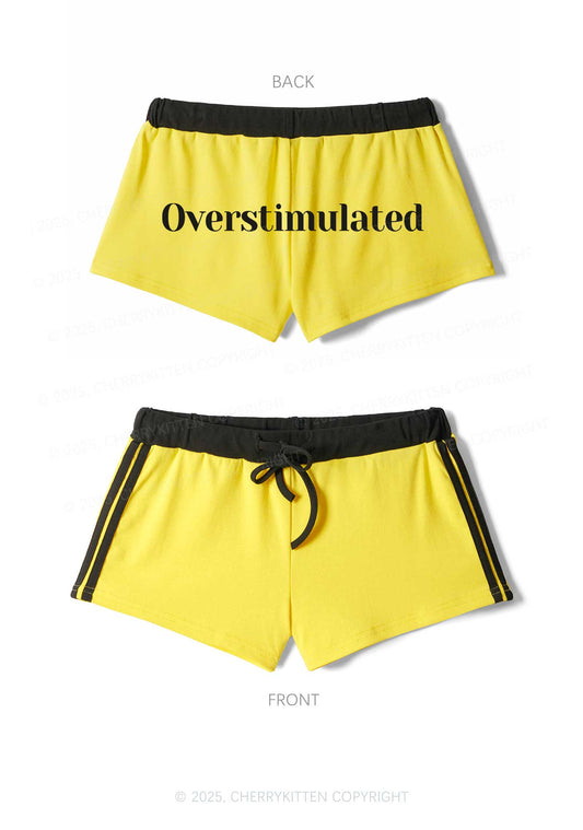 Overstimulated Y2K Drawstring Mini Shorts Cherrykitten