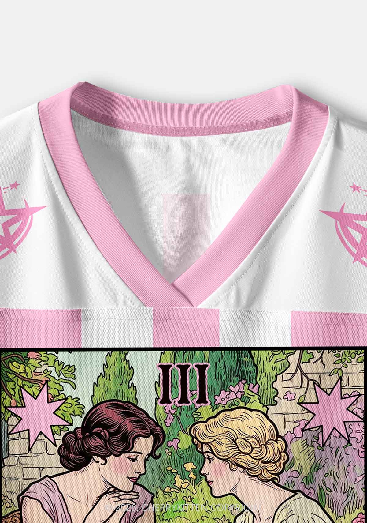 Garden Chat Pride Y2K Crop Sport Jersey Shirts Cherrykitten