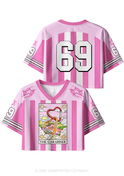 The Carabiner Pride Y2K Crop Sport Jersey Shirts Cherrykitten