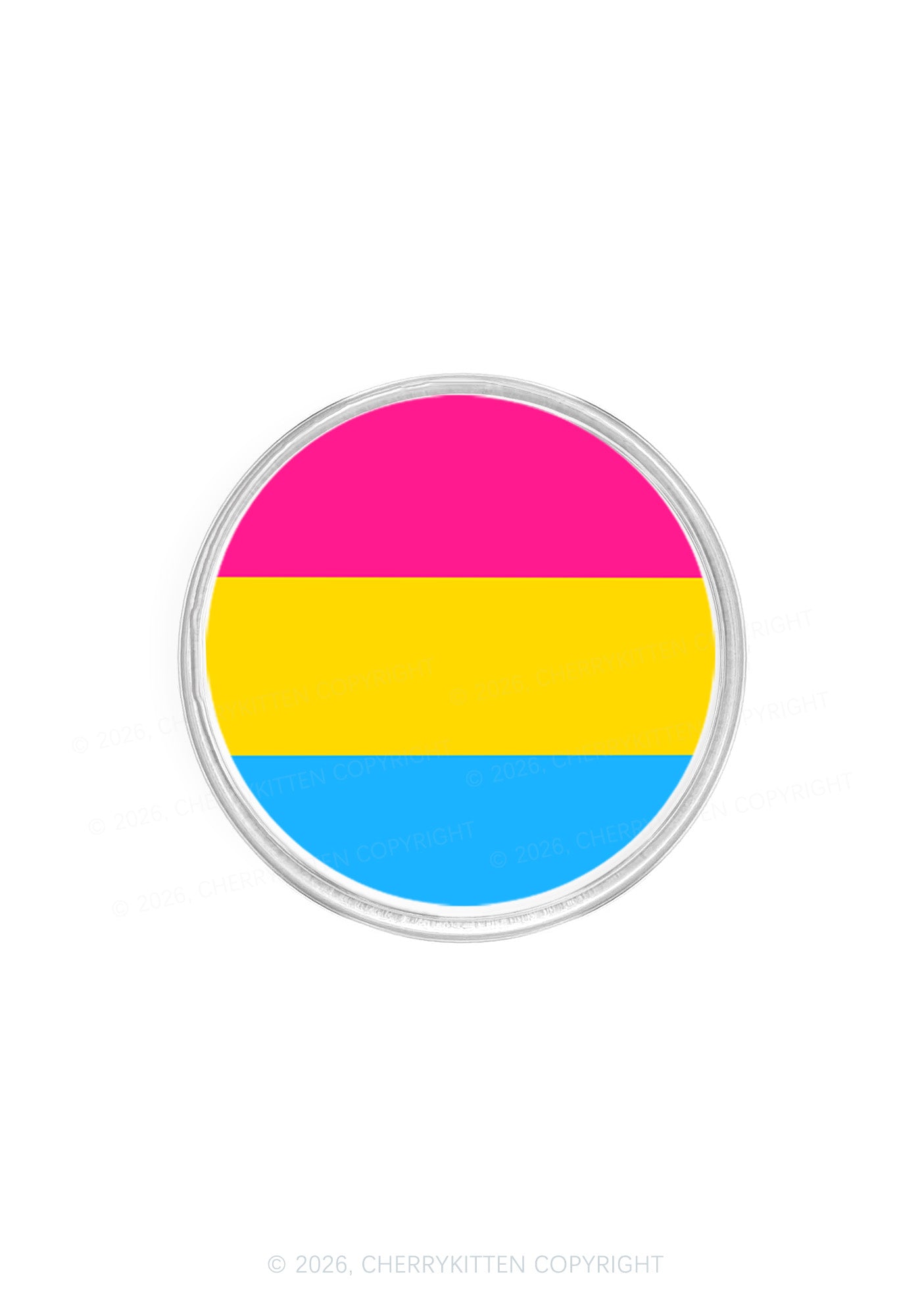 Pansexual Stripes Pride Y2K Magnetic Phone Grip Holder Cherrykitten