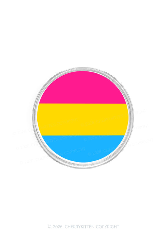 Pansexual Stripes Pride Y2K Magnetic Phone Grip Holder Cherrykitten