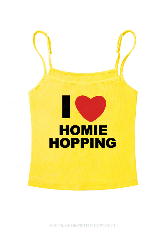 I Love Homie Hopping Y2K Spaghetti Strap Cami Cherrykitten