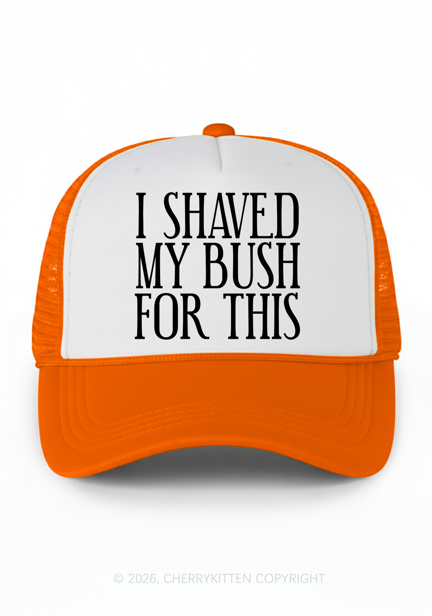 I Shaved My Bush For This Y2K Colorblock Trucker Hat Cherrykitten