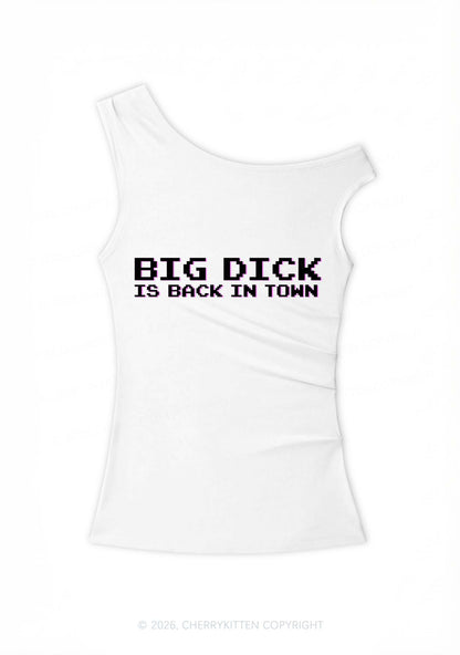 Big Is Back In Town Y2K Off Shoulder Tank Top Cherrykitten