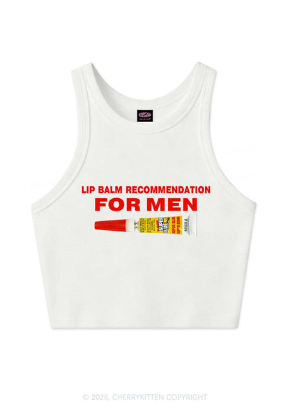 Lip Balm Recommendation For Men Y2K Crop Tank Top Cherrykitten