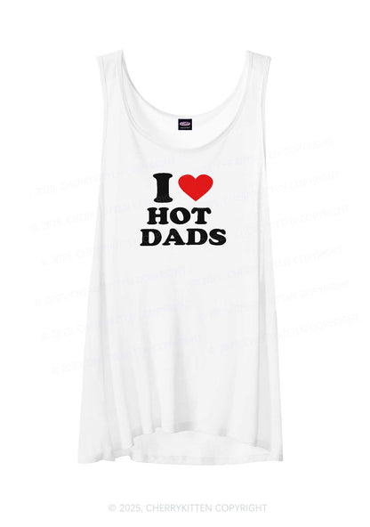 I Love Hot Dads Y2K Sheer Boyfriend Tank Cherrykitten