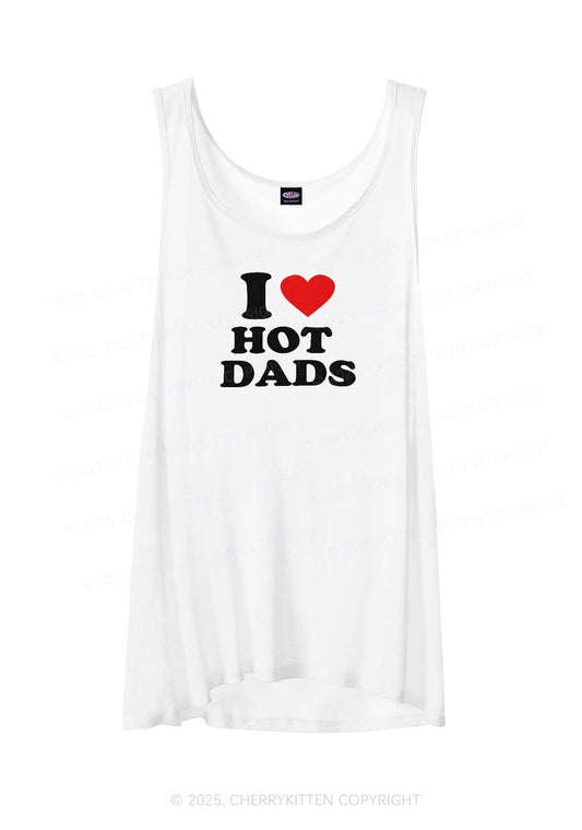 I Love Hot Dads Y2K Sheer Boyfriend Tank Cherrykitten