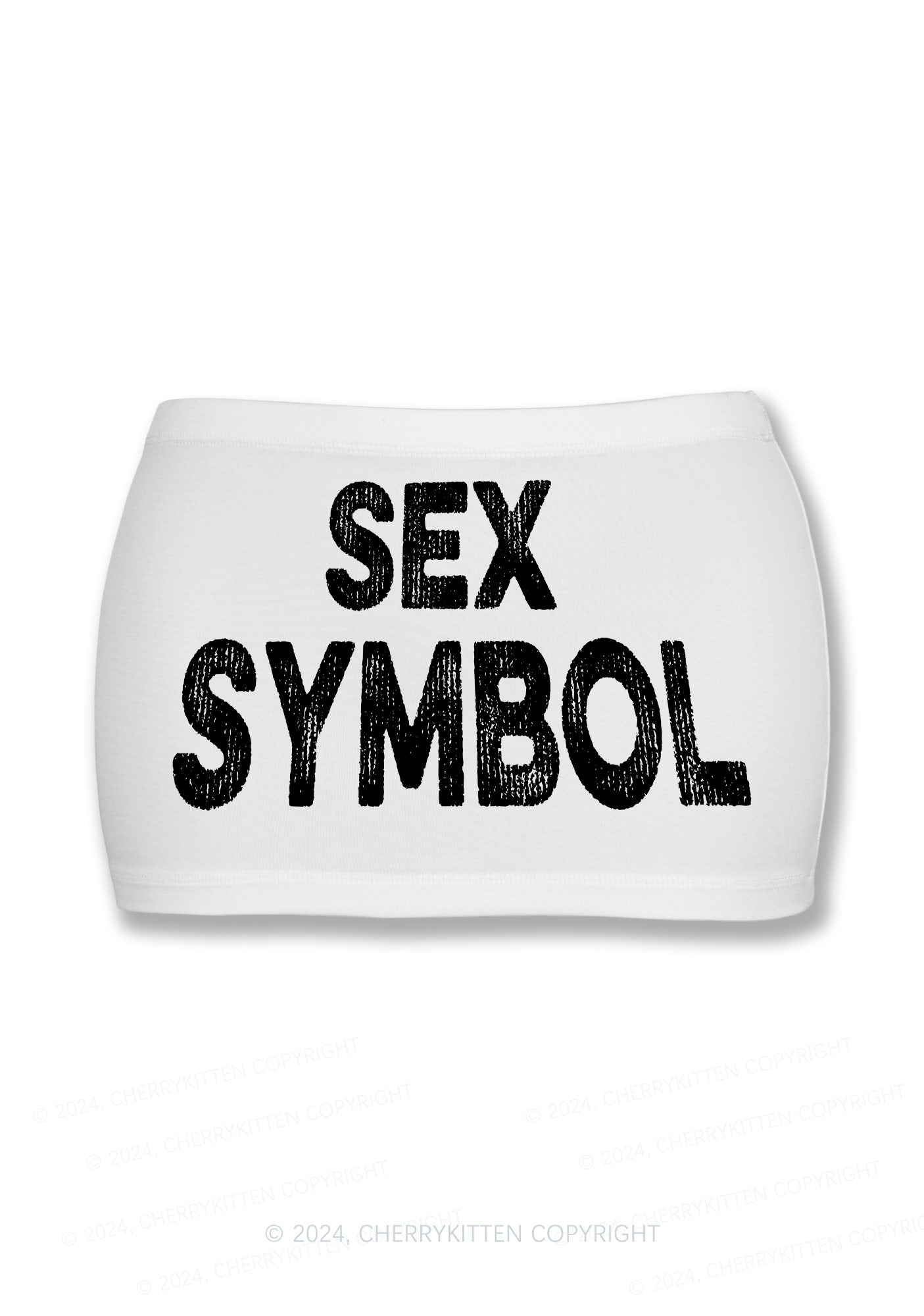 Sx Symbol Y2K Mini Hip Skirt Cherrykitten