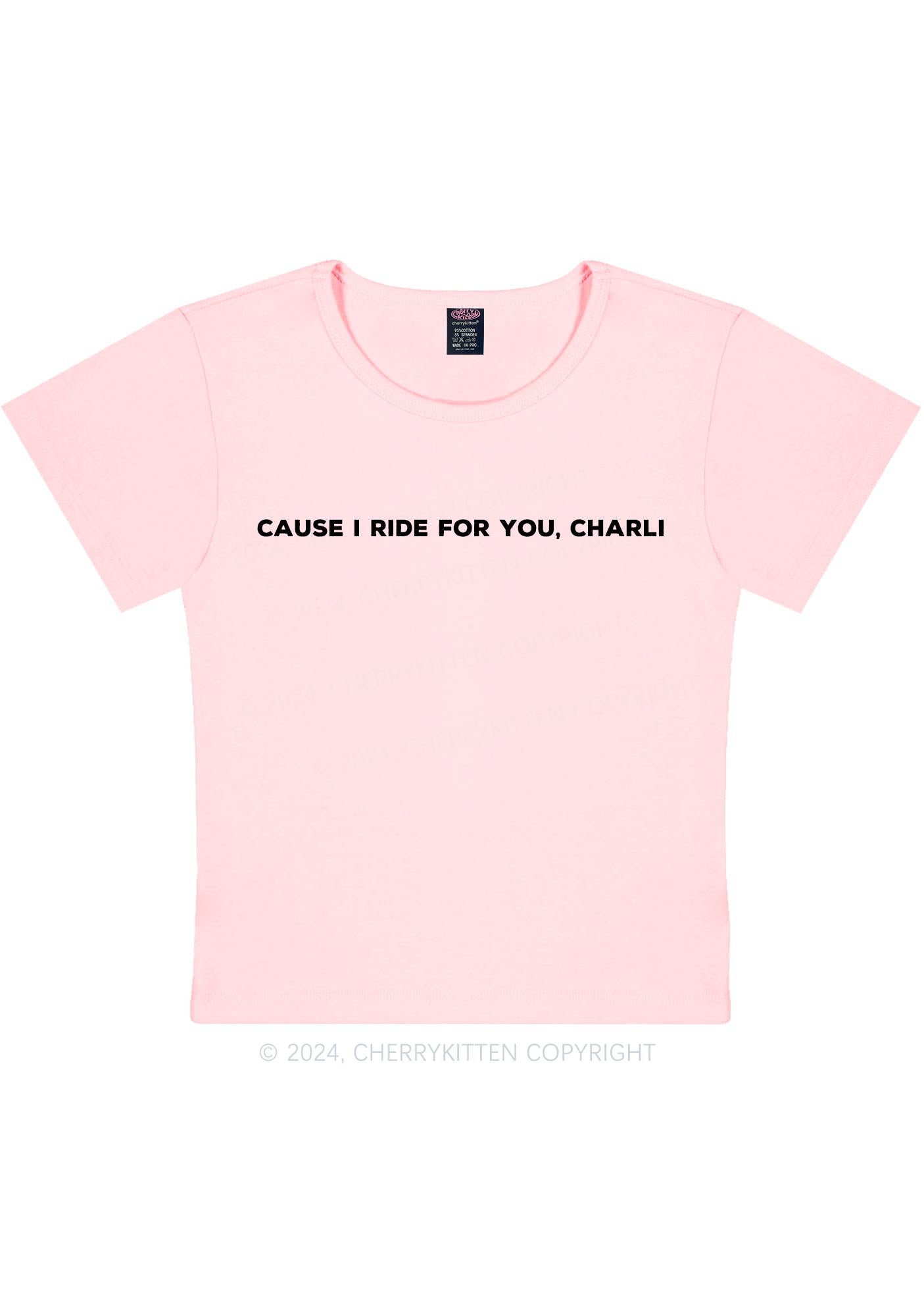 Ride For You Y2K Baby Tee Cherrykitten