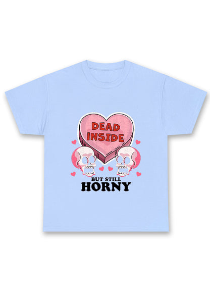 Halloween Dead Inside But Still Horxy Chunky Shirt