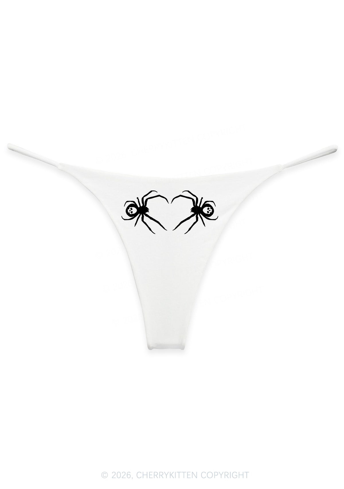 Skull Spider Y2K Bikini String Thong Cherrykitten