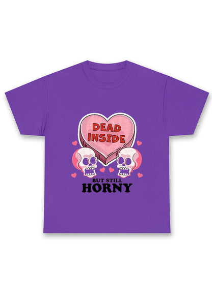 Halloween Dead Inside But Still Horxy Chunky Shirt